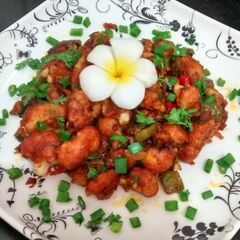 Gobi Manchurian and Kebabs A picture of Gobi Manchurian and Kebabs.