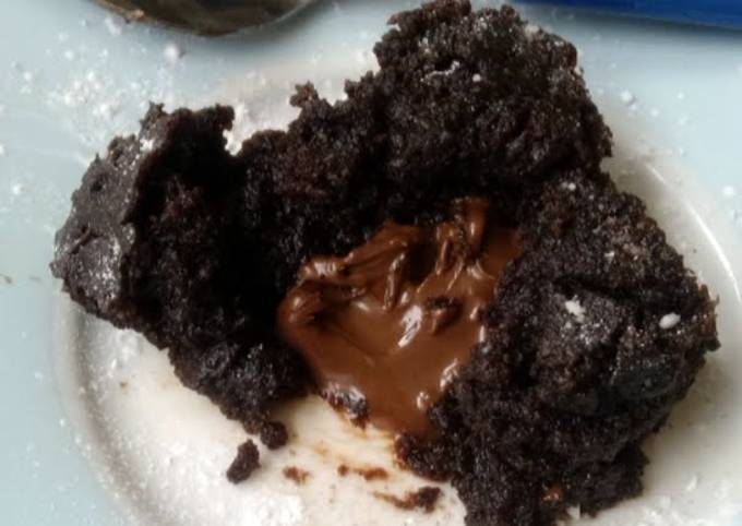 Recipe of Quick Vickys Speedy Microwave Chocolate Lava Cake