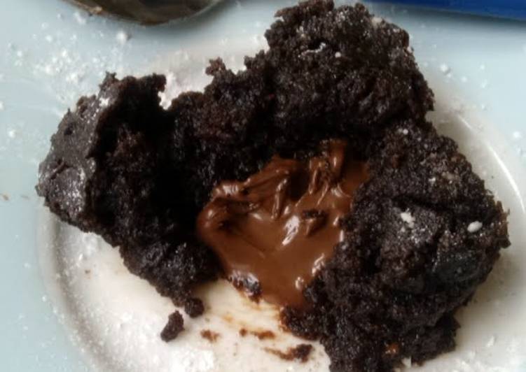 Recipe of Homemade Vickys Speedy Microwave Chocolate Lava Cake, GF DF EF SF NF