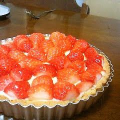 Tart Crust with a Plastic Bag A picture of Tart Crust with a Plastic Bag.