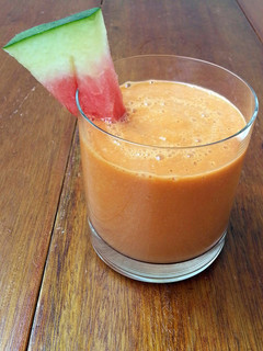 A picture of Avocado And Watermelon Smoothies.