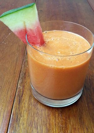 A picture of Avocado And Watermelon Smoothies.
