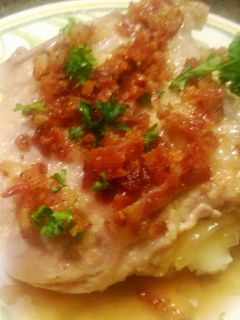 A picture of Smothered Pork Chops.