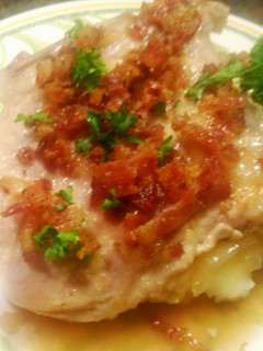 A picture of Smothered Pork Chops.