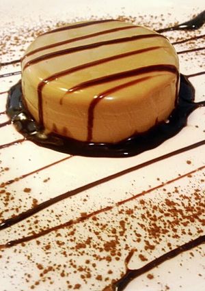 A picture of Ray's Coffee Panna Cotta.
