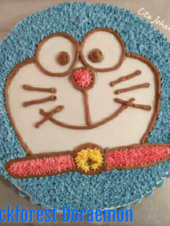 Foto resep Blackforest Doraemon