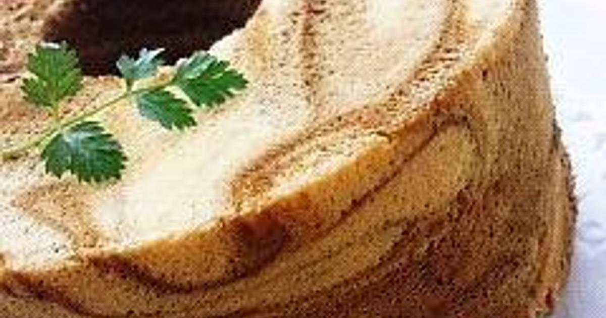 Coffee Marble Chiffon Cake Recipe by cookpad.japan Cookpad
