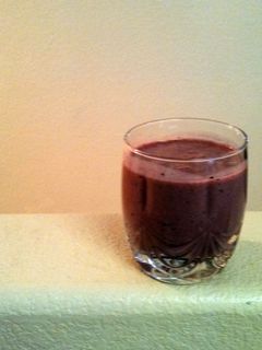 A picture of Kale and cactus smoothie.
