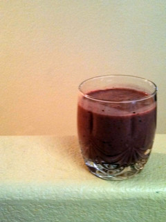 A picture of Kale and cactus smoothie.