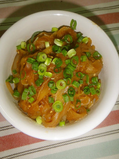 A picture of Chunky All-purpose Sweet Onion and Miso Sauce for Gyoza Dumplings.