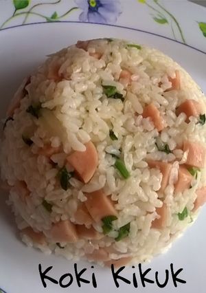 A picture of Chicken Sausage Fried Rice.