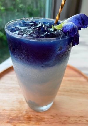 รูปของ Butterfly Pea Milk Keto/ นมอัญชัน คีโต 🥛🦋