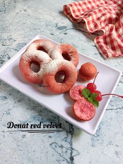 Foto resep Donat red velvet