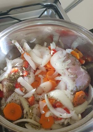 Una foto de Pollo al jugo