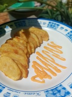 Foto resep Kentang goreng saus keju