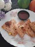 Mexican cheesy quesadilla