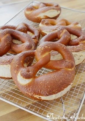 A picture of Authentic German Pretzels.