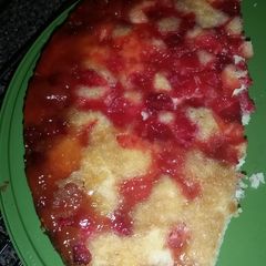A picture of Cranberry Upside Down Cake.