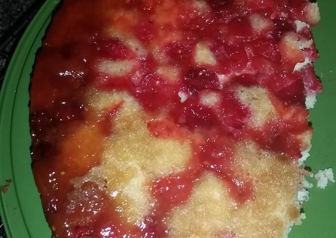 Steps to Make Favorite Cranberry Upside Down Cake