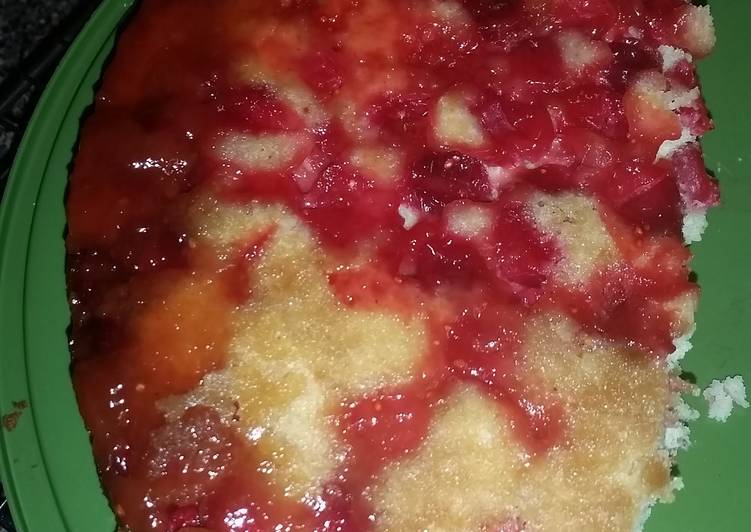 Recipe of Super Quick Homemade Cranberry Upside Down Cake