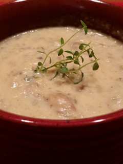 A picture of Creamy Mushroom Soup.
