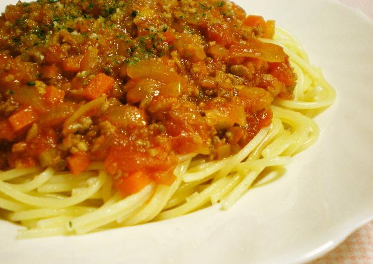 How to Prepare Speedy Meat Sauce with Ingredients at Home