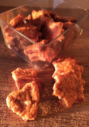 Una foto de Galletas sabor pizza (BLW +1ā)