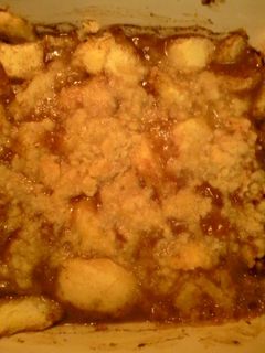 A picture of Southern Peach Cobbler.