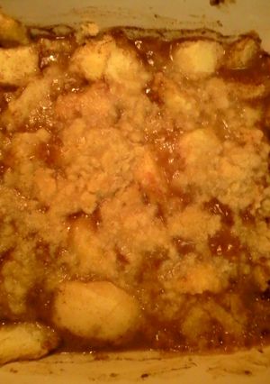 A picture of Southern Peach Cobbler.
