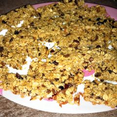A picture of fruit and seed granola bars.