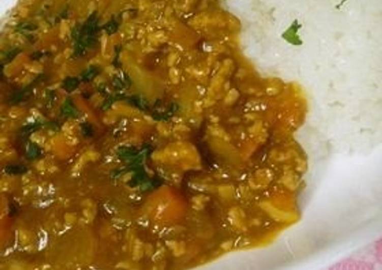 Steps to Prepare Quick Our Family&#39;s Keema Curry (Ground Meat Curry)