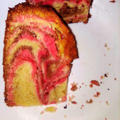 A picture of Stripped cake.