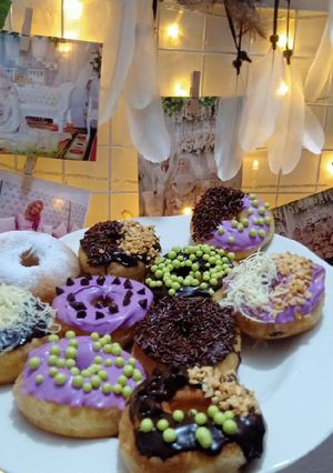 Foto resep Donat Empuk aneka topping