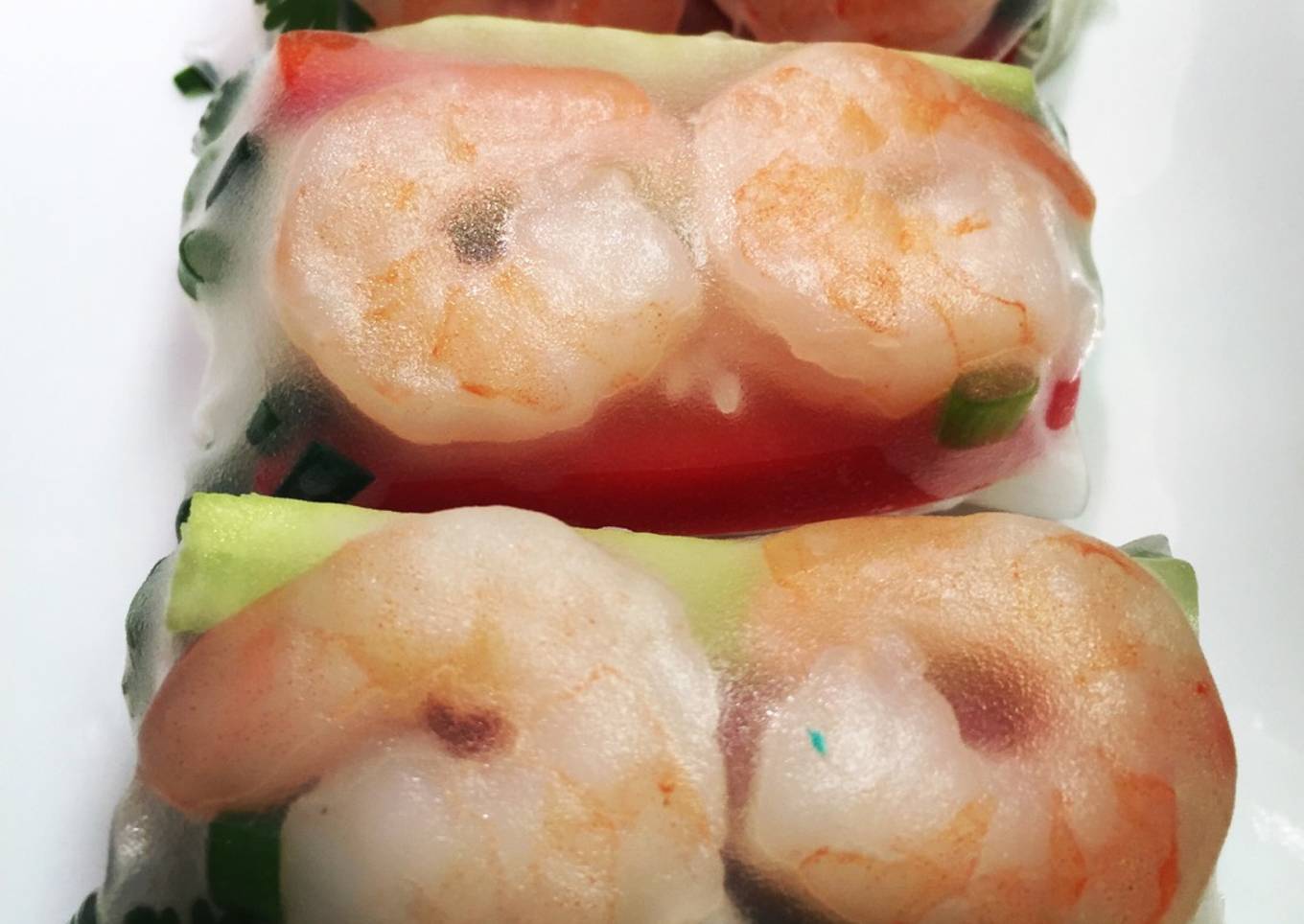 Spring Rolls with sweet chili sauce pb2