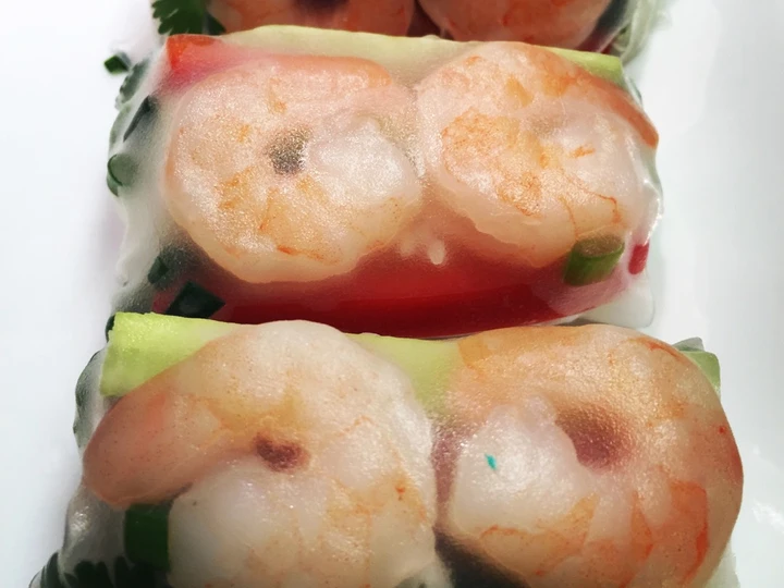 Easy Ways Make Recipes Shrimp spring rolls with pb2 sweet chili sauce the So Delicious Really Delicious.