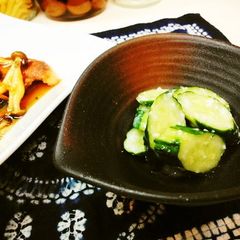 A picture of Lightly Pickled Shio-Koji Cucumbers.