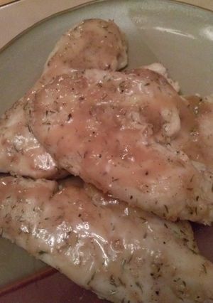 A picture of Honey Mustard Garlic Chicken.