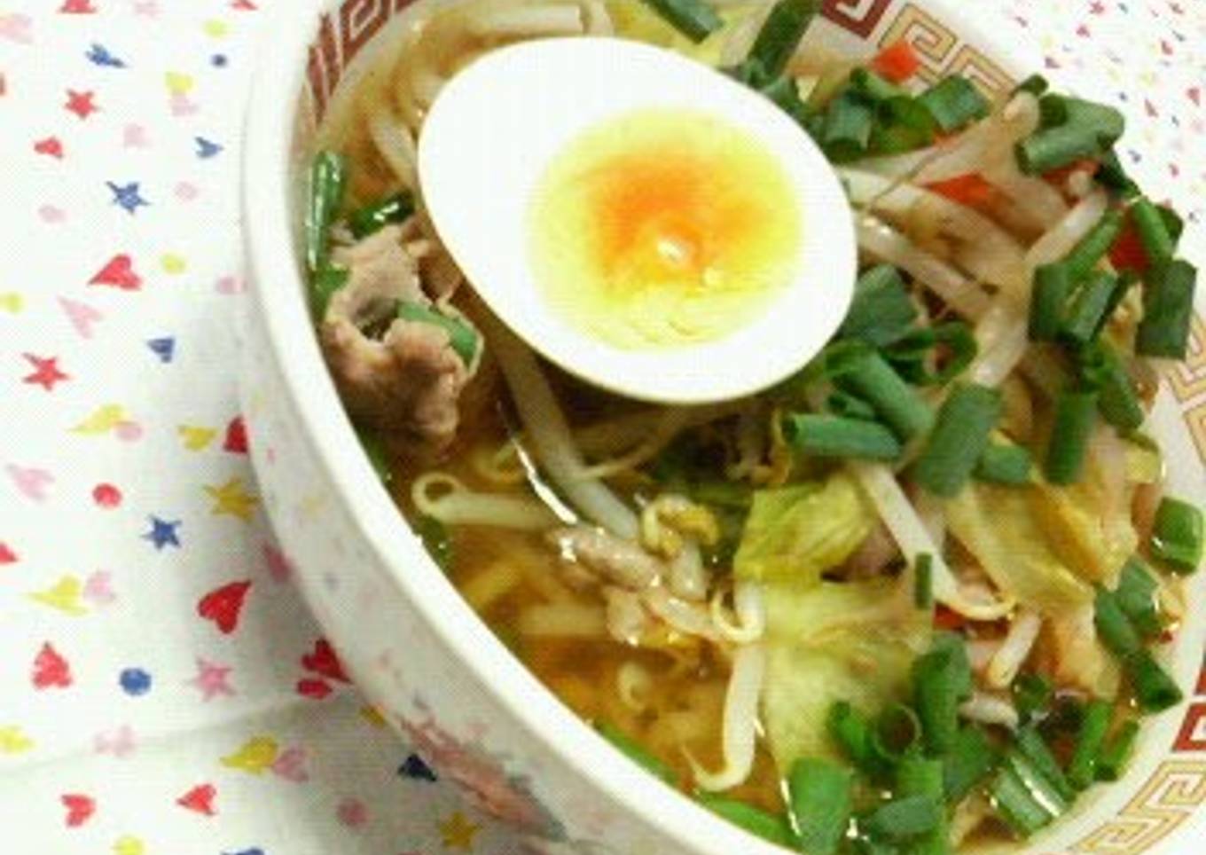 Quick Ramen Noodles with Stir-Fried Vegetables