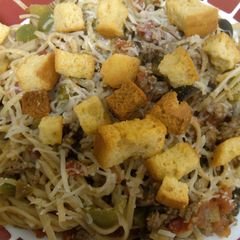 A picture of Stewz Tomato Pasta.