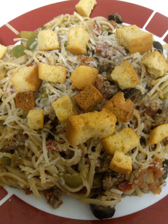 A picture of Stewz Tomato Pasta.