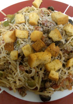 A picture of Stewz Tomato Pasta.