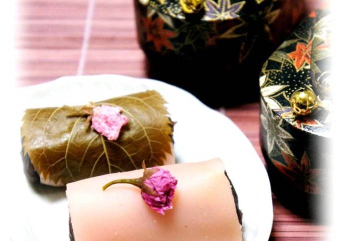 Recipe of Homemade Tokyo-style Sakura Mochi