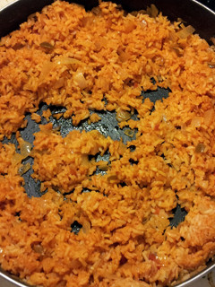A picture of Spanish Rice.
