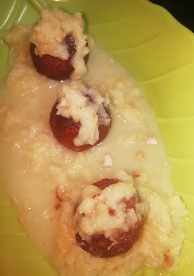 பிரெட் உருண்டை ரப்டி (bread ball rabdi recipe in tamil) செய்முறை முக்கிய புகைப்படம்