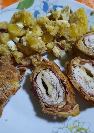 Gordon bleu a lá Moni recept fotója