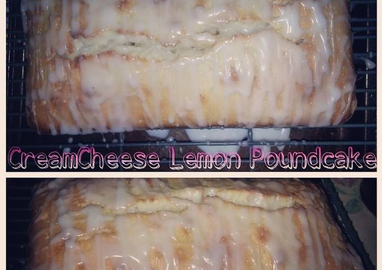 Cream Cheese Lemon Pound Cake