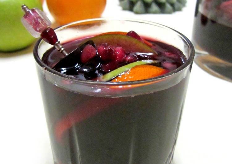 Steps to Prepare Any-night-of-the-week Pomegranate Sangria