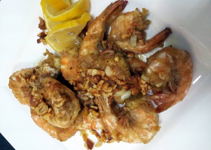 Pam's garlic shrimp...