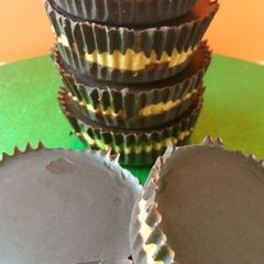 A picture of Vickys Pumpkin Cups GF DF EF SF NF.