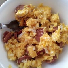 A picture of Kenyans skillet breakfast.